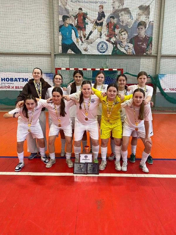 Новые успехи наших футболисток! 