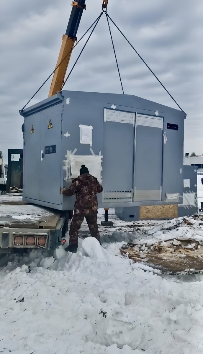 Перевозка трансформаторной подстанции